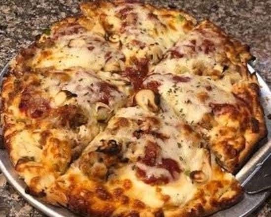 Stuffed Lasagna Pizza Slice.