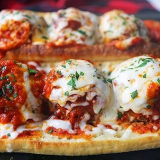 Homemade Meatball Sandwich